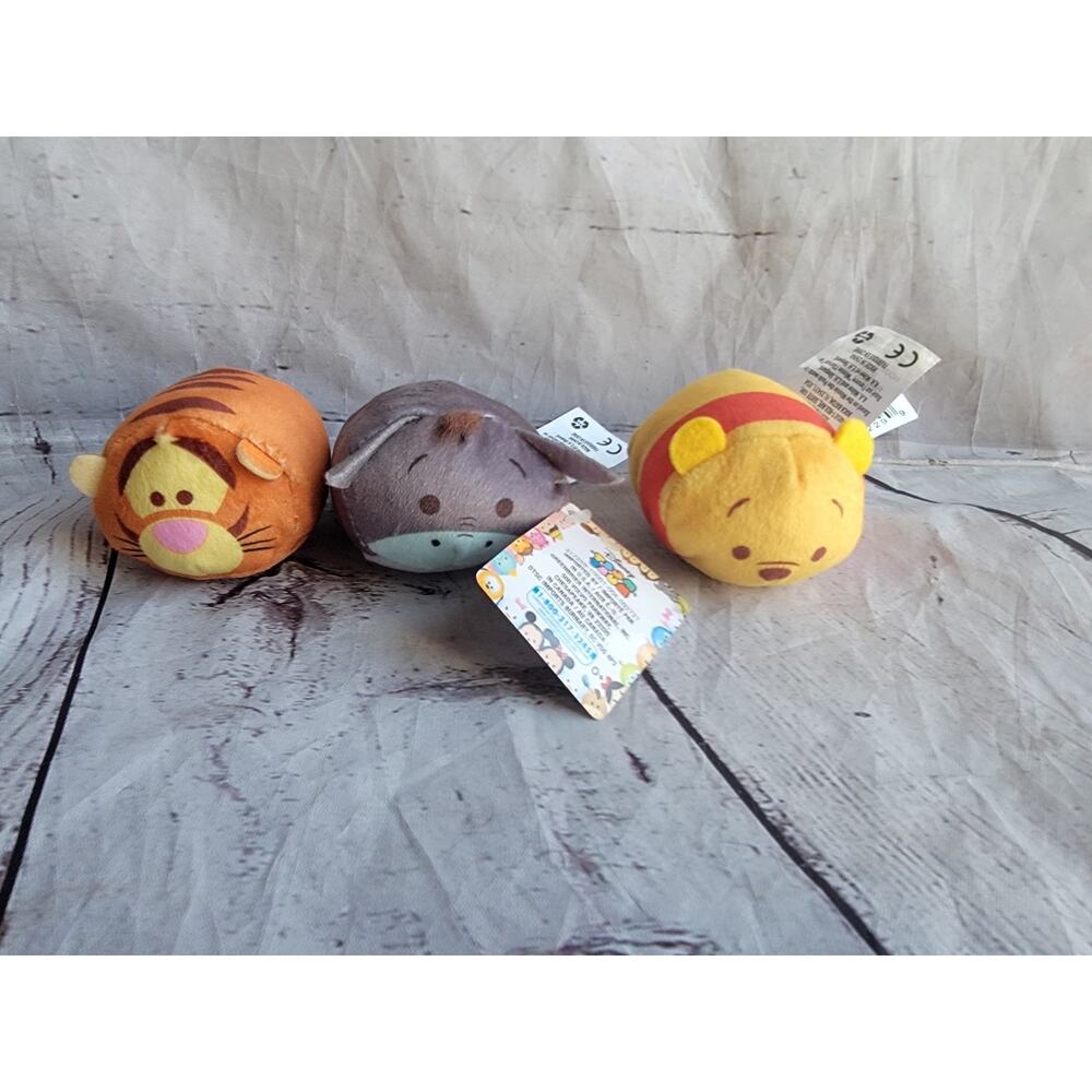 Disney Winnie The Pooh Tsum Tsum Lot Of 3 Winnie Tigger Eeyore